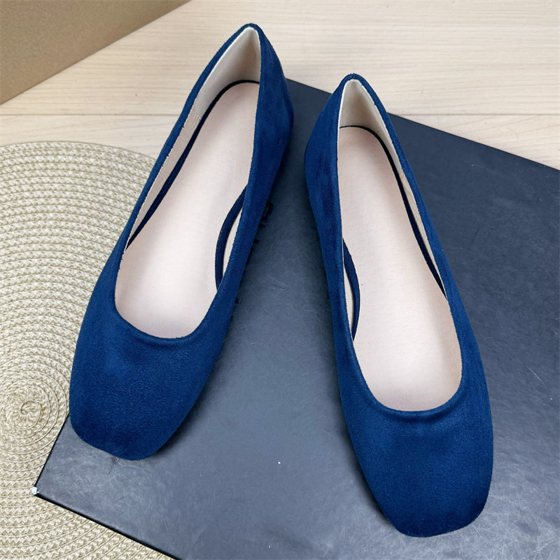 Women'S Shoes Navy Blue - Women's Navy Blue Square Toe Comfortable