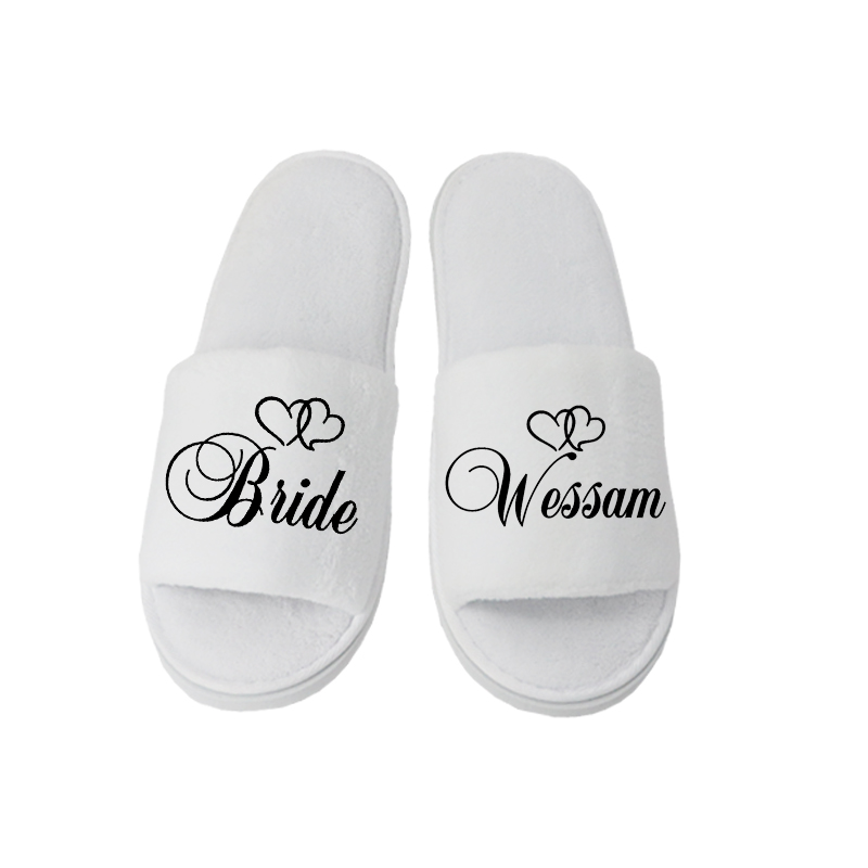 Women Shoes Name - Personalized slippers print name or date