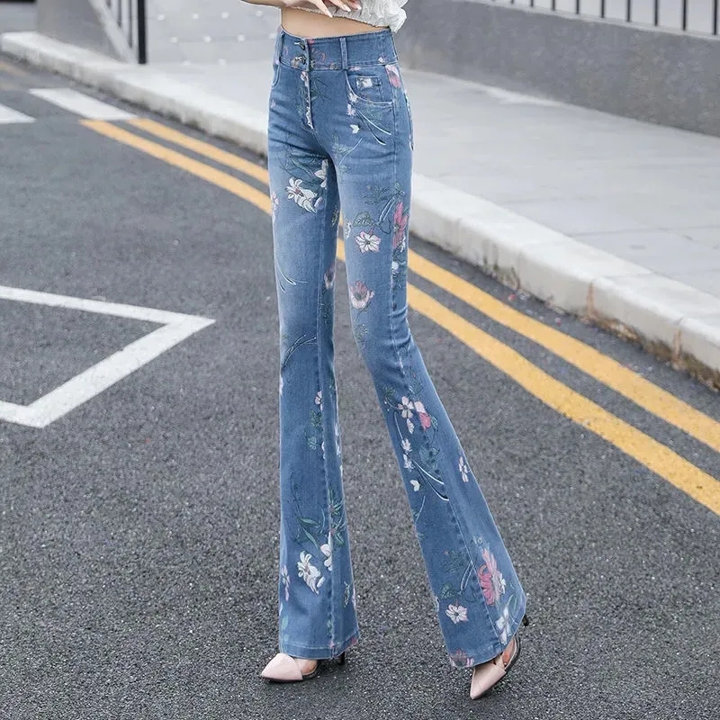 Spring Autumn Korean Print Wom - đánh giá và giá Women Shoes Jeans