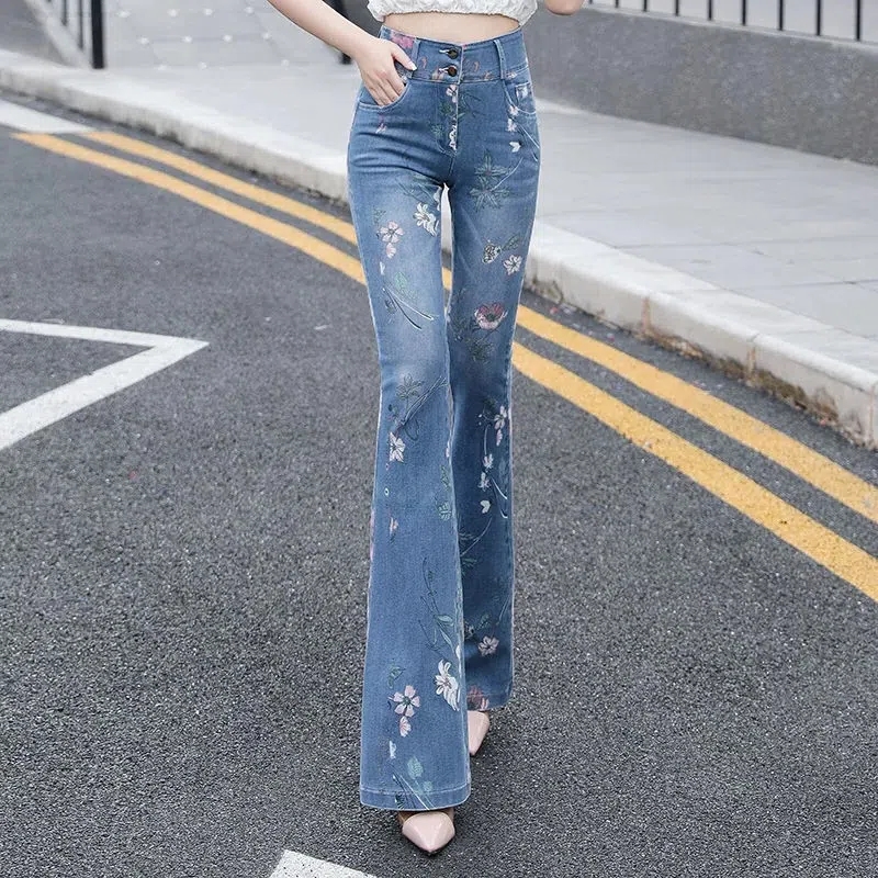 Spring Autumn Korean Print Wom - đánh giá và giá Women Shoes Jeans