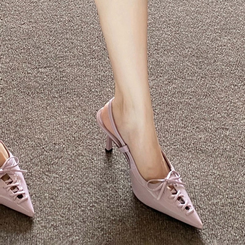 European-style Pointed-toe, Sl - đánh giá và giá Strappy Heeled Sandals