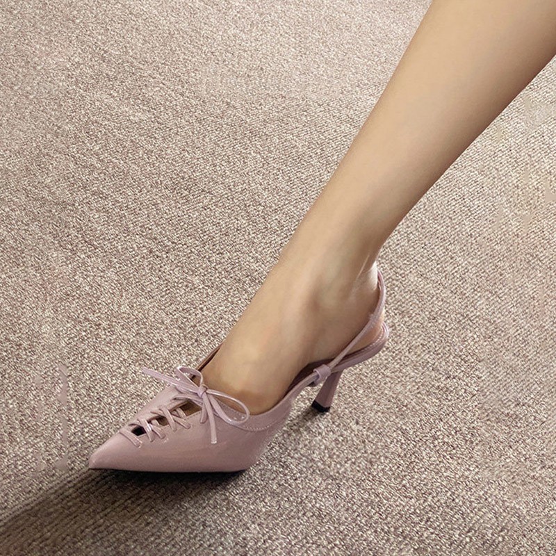 European-style Pointed-toe, Sl - đánh giá và giá Strappy Heeled Sandals