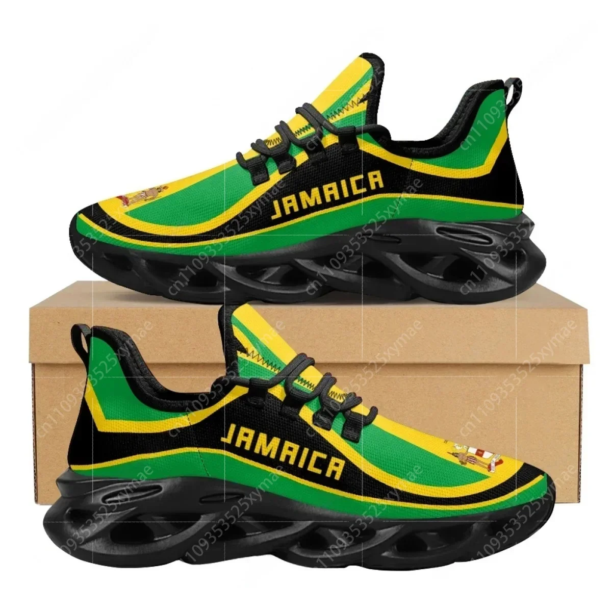 Jamaica Flag Pattern Lightweig - đánh giá và giá Women Shoes Name