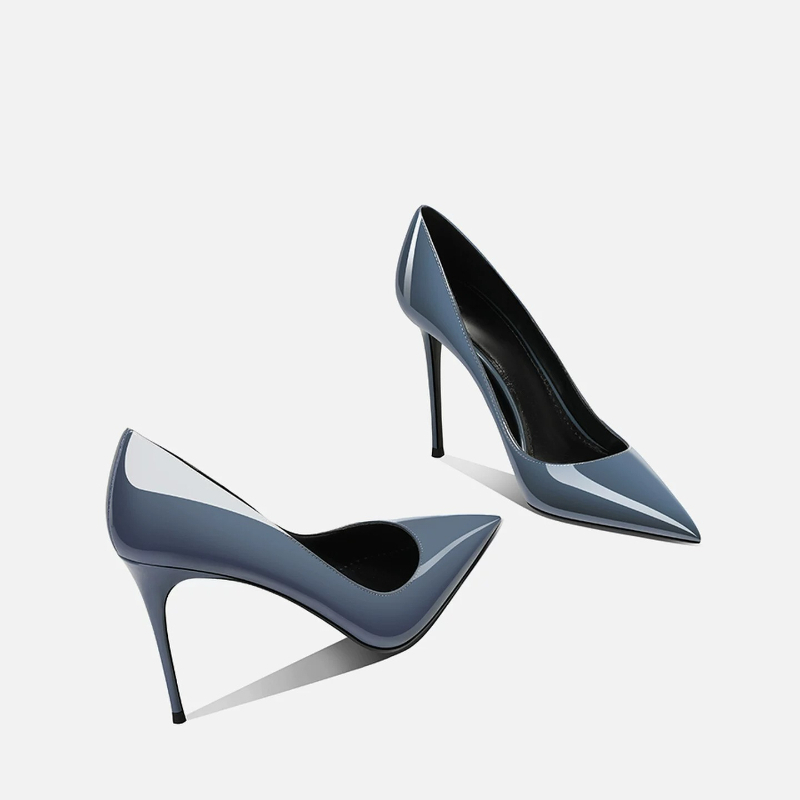Grey Blue High-Heeled Shoes fo - đánh giá và giá Women'S Shoes Navy Blue