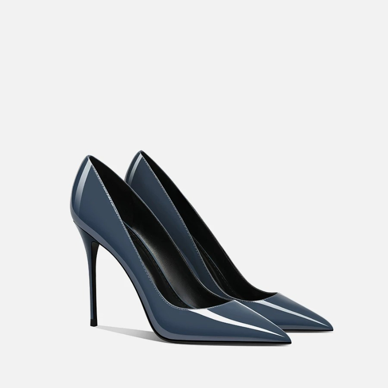 Grey Blue High-Heeled Shoes fo - đánh giá và giá Women'S Shoes Navy Blue