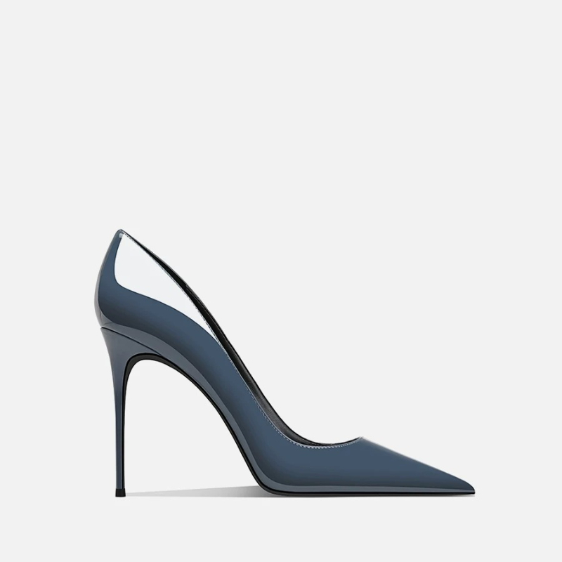 Grey Blue High-Heeled Shoes fo - đánh giá và giá Women'S Shoes Navy Blue
