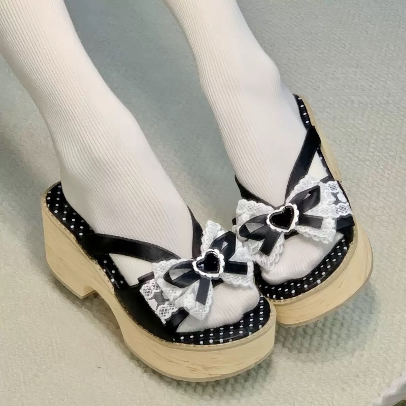 Sweet Bow Wood Grain Thick Bot - đánh giá và giá Women'S Shoes Quality
