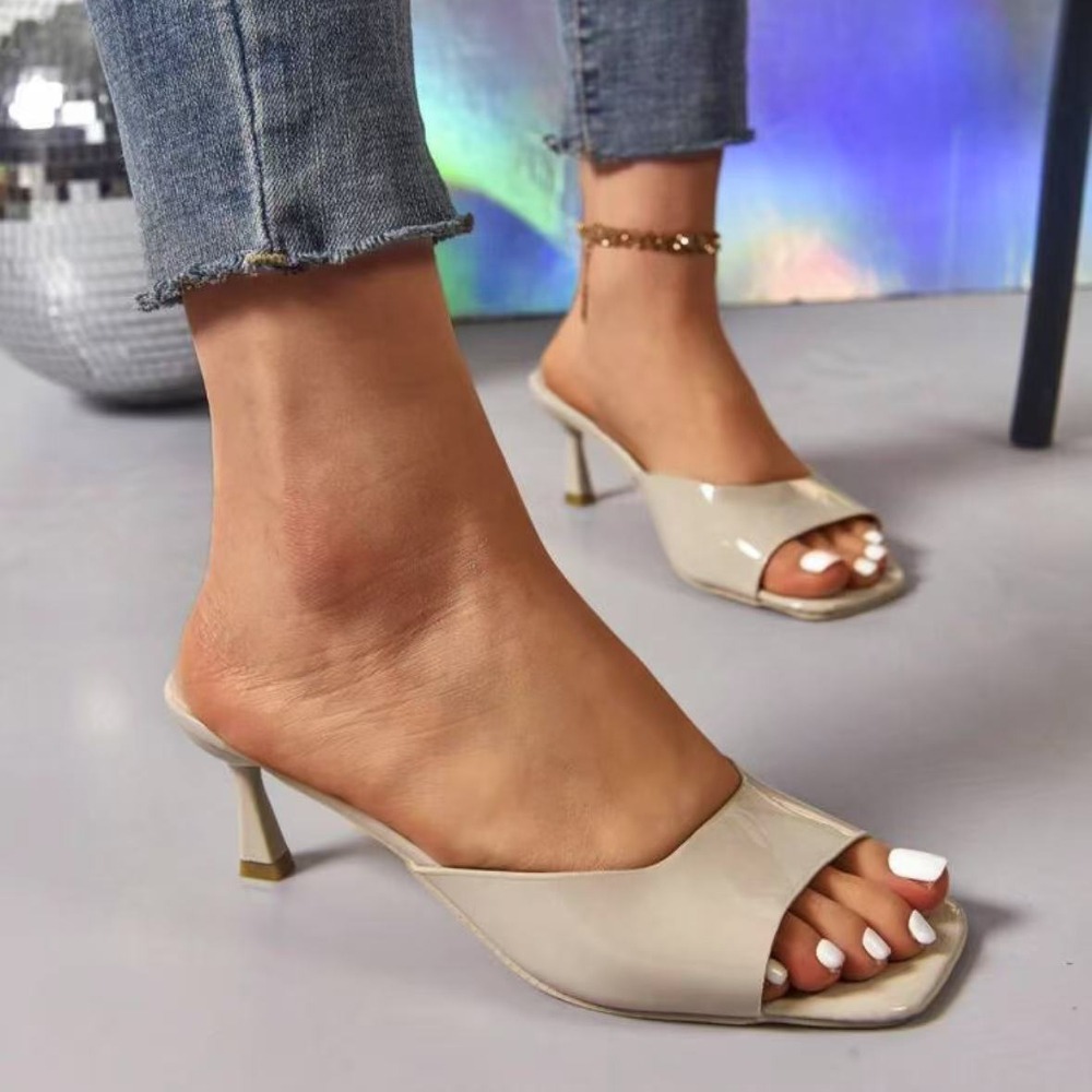 Fashion Fish Mouth Slippers Su - đánh giá và giá Strappy Heeled Sandals